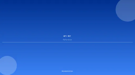 REST API Reference