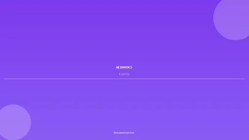 Webhooks Integration Guide
